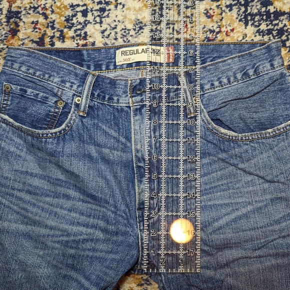 Levi's 505 zippered regular fit jeans 32 x 32 - Picture 7 of 8